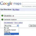 google maps now does directions for bicycles